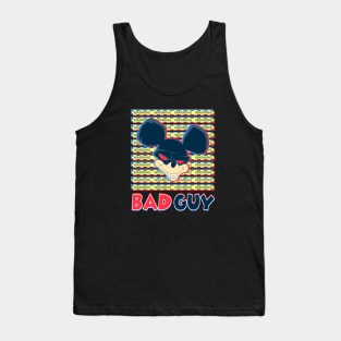 Warning Bad Guy(Mouse) cartoon Tank Top